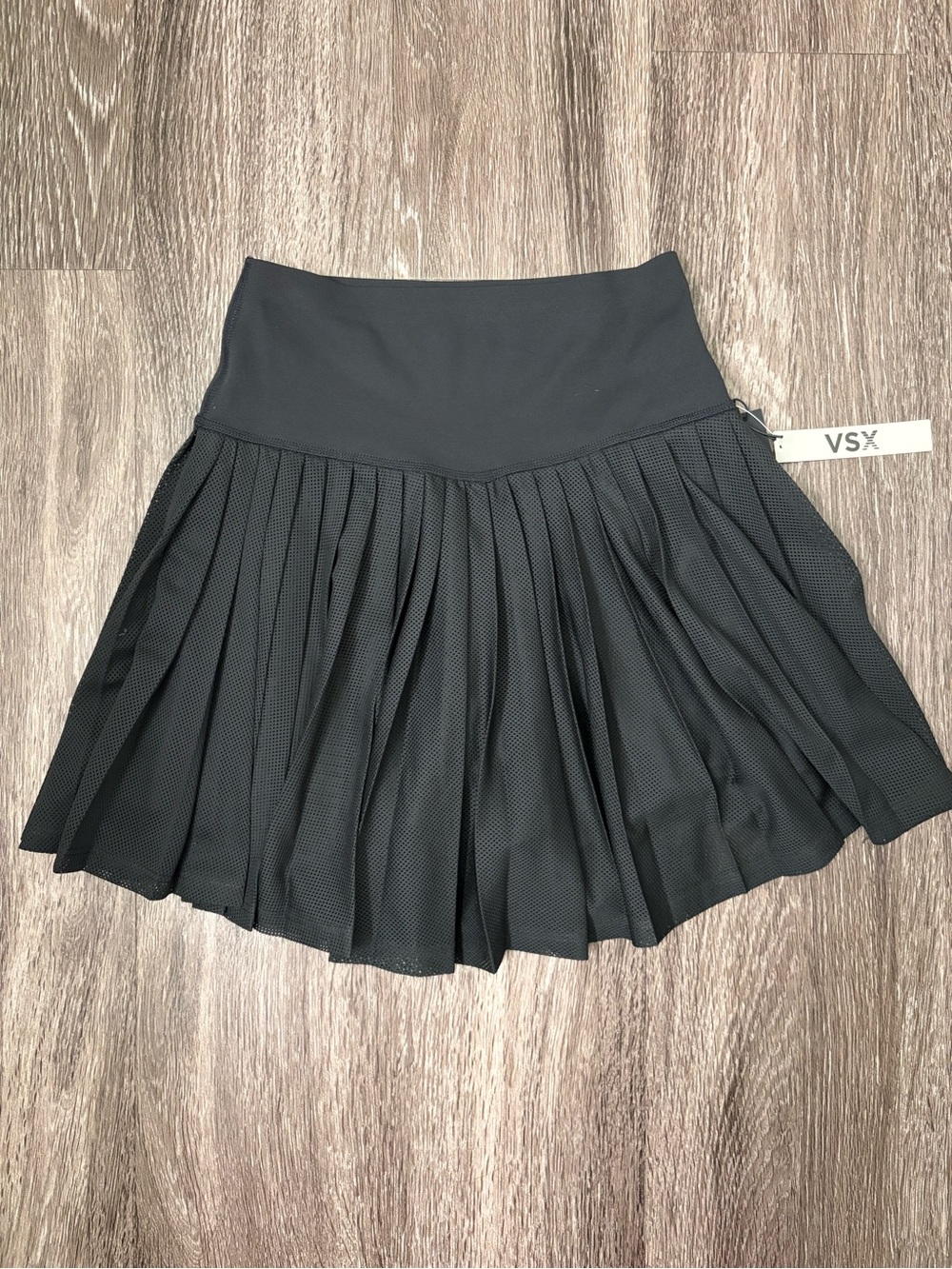 Victoria's Secret Black Pleated Skater Skirt
